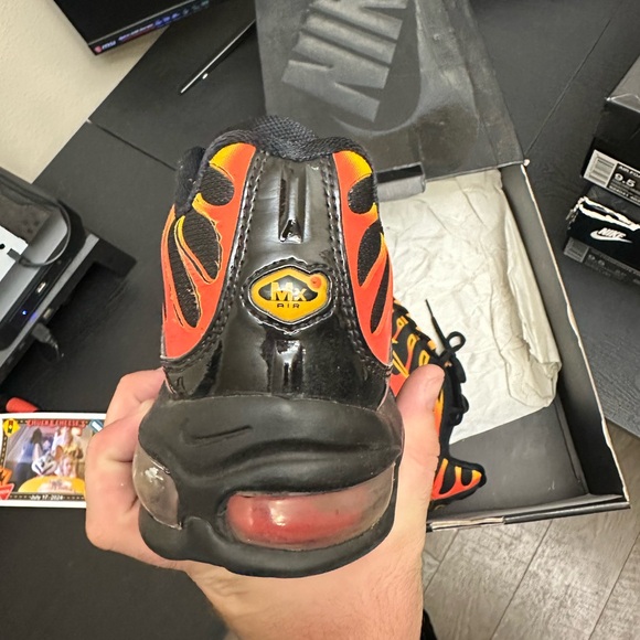 Nike Air Max 97 Plus Black Shock Orange size 9.5 - Picture 8 of 8